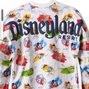 Disney shirt Disneyland spirit jersey shirt top XL NWT paint and ink